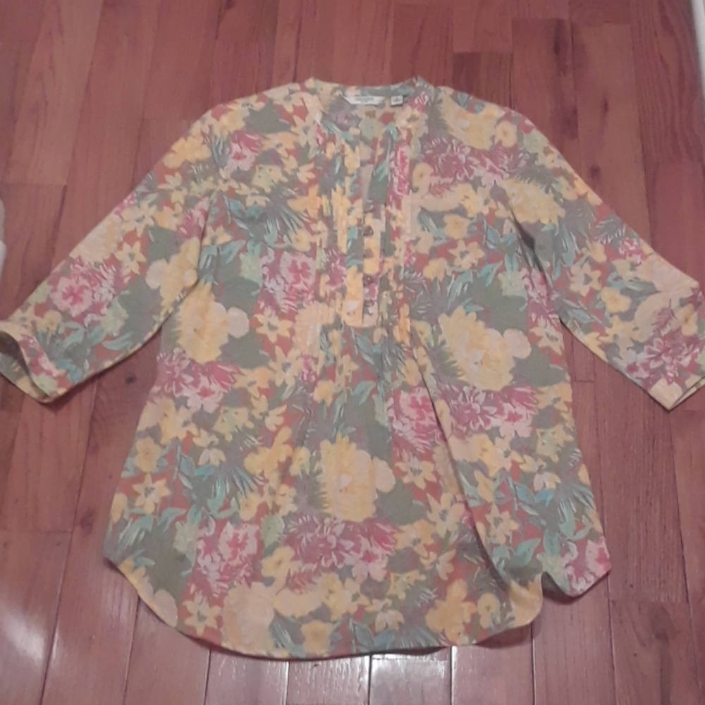 Liz Claiborne 3/4 Sleeve Tunic